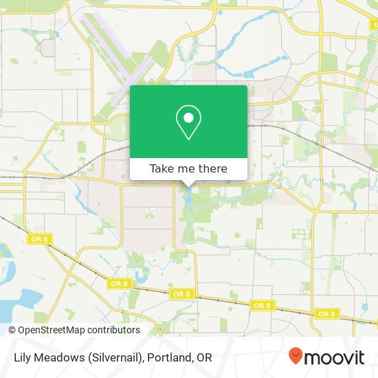 Lily Meadows (Silvernail) map