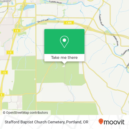 Stafford Baptist Church Cemetery map