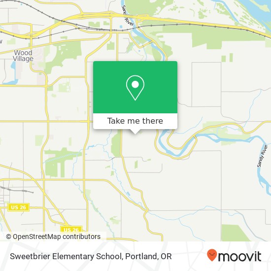 Mapa de Sweetbrier Elementary School