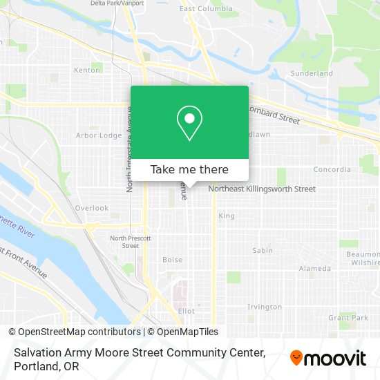 Mapa de Salvation Army Moore Street Community Center