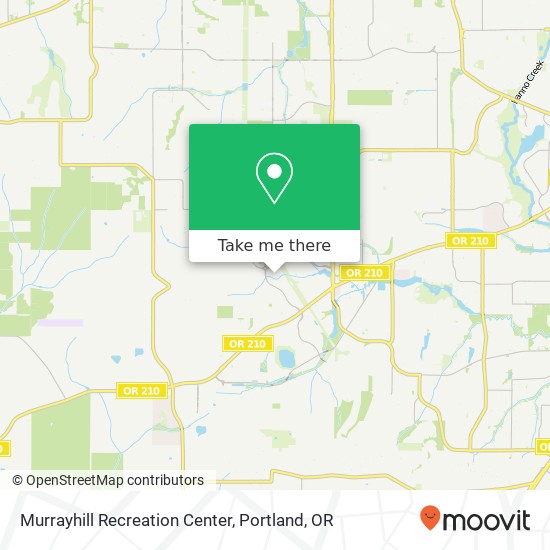 Murrayhill Recreation Center map