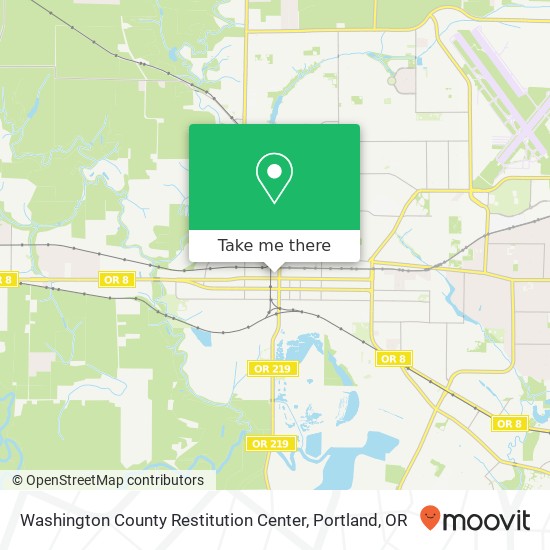 Washington County Restitution Center map