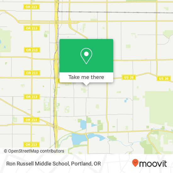 Ron Russell Middle School map