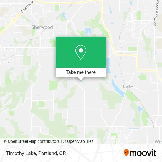 Timothy Lake map