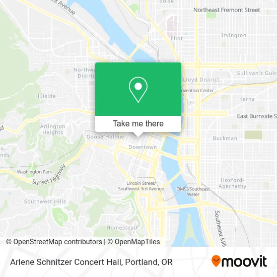 Arlene Schnitzer Concert Hall map
