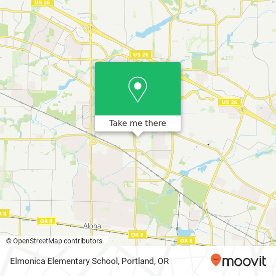 Mapa de Elmonica Elementary School