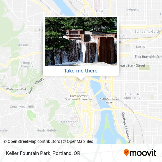 Mapa de Keller Fountain Park