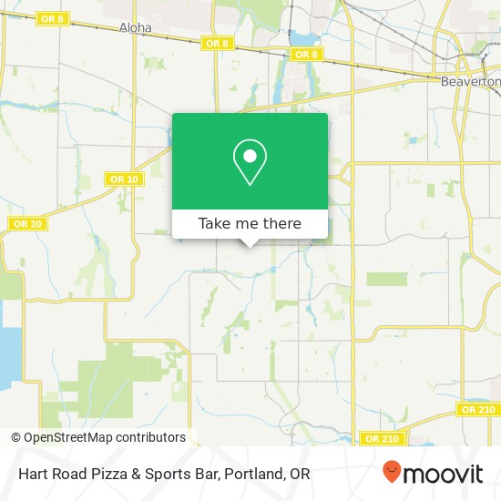 Mapa de Hart Road Pizza & Sports Bar