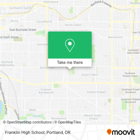Mapa de Franklin High School