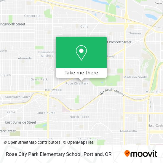 Mapa de Rose City Park Elementary School