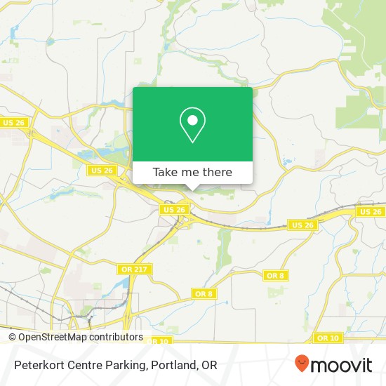 Peterkort Centre Parking map