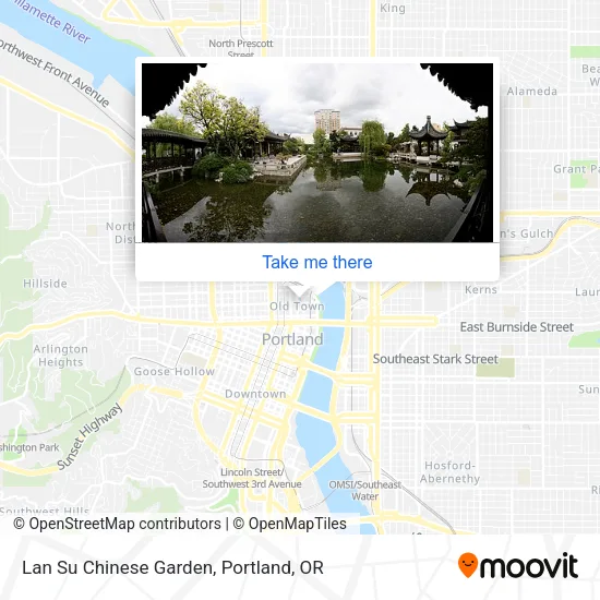 Lan Su Chinese Garden map