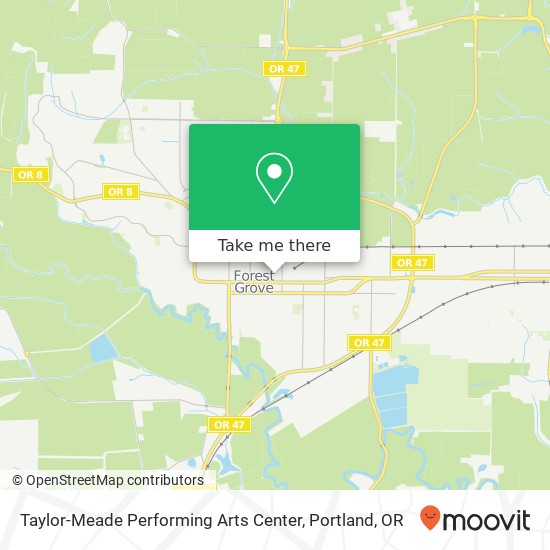 Mapa de Taylor-Meade Performing Arts Center
