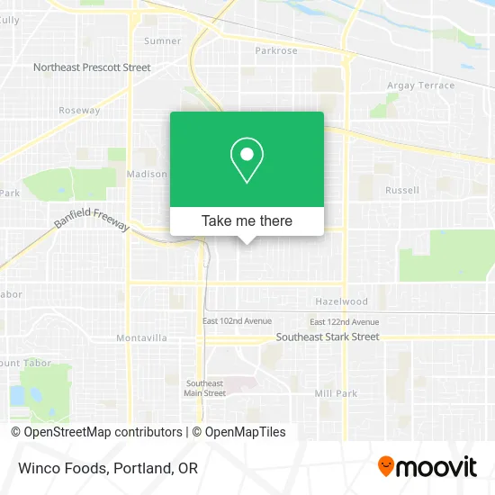 Winco Foods map