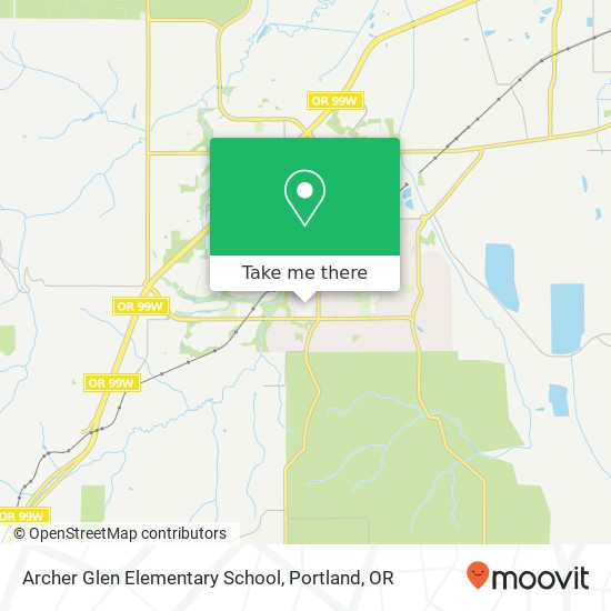 Mapa de Archer Glen Elementary School