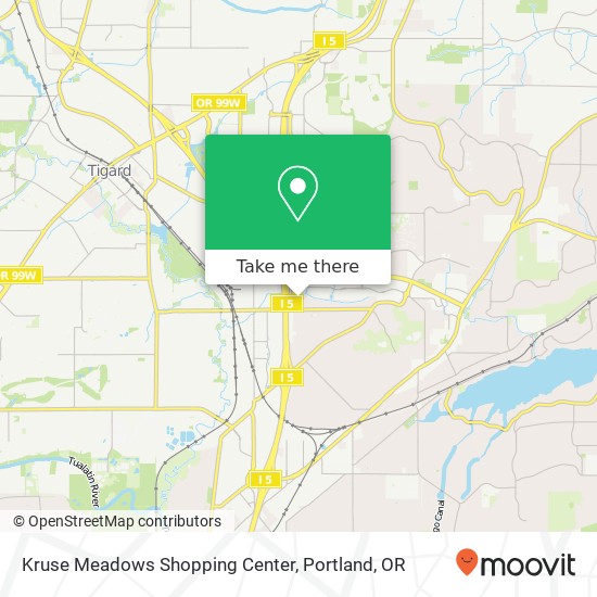 Mapa de Kruse Meadows Shopping Center