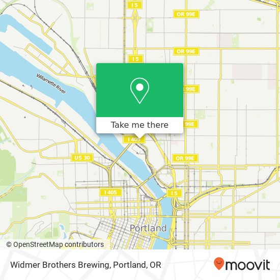 Widmer Brothers Brewing map