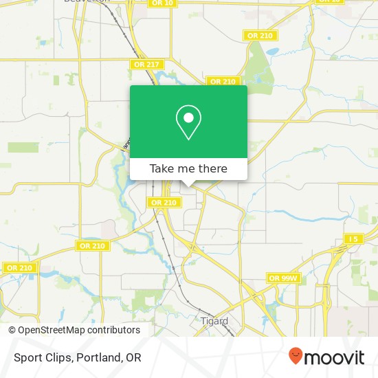 Mapa de Sport Clips