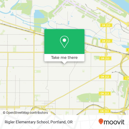 Rigler Elementary School map