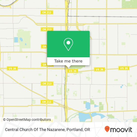 Mapa de Central Church Of The Nazarene