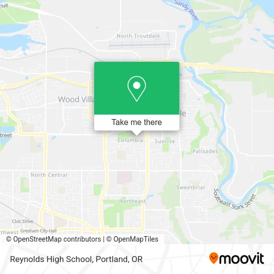 Reynolds High School map