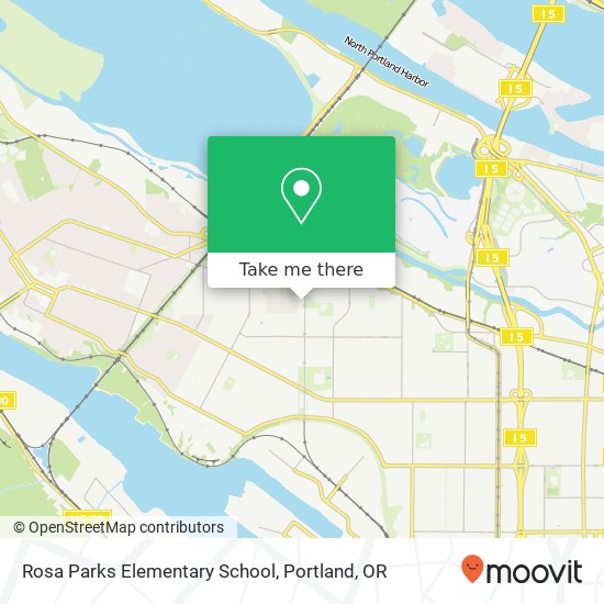 Rosa Parks Elementary School map