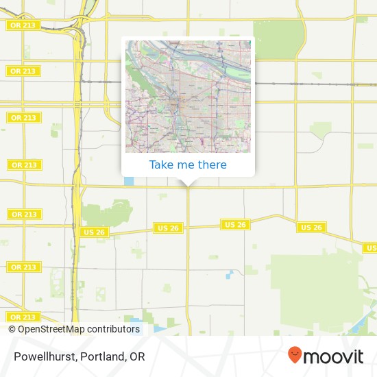 Mapa de Powellhurst
