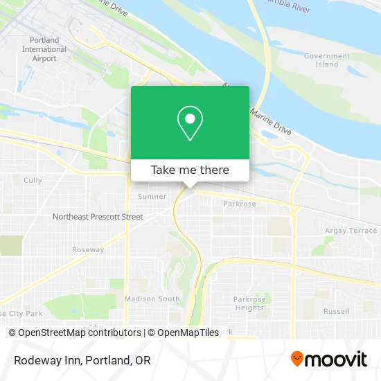 Rodeway Inn map
