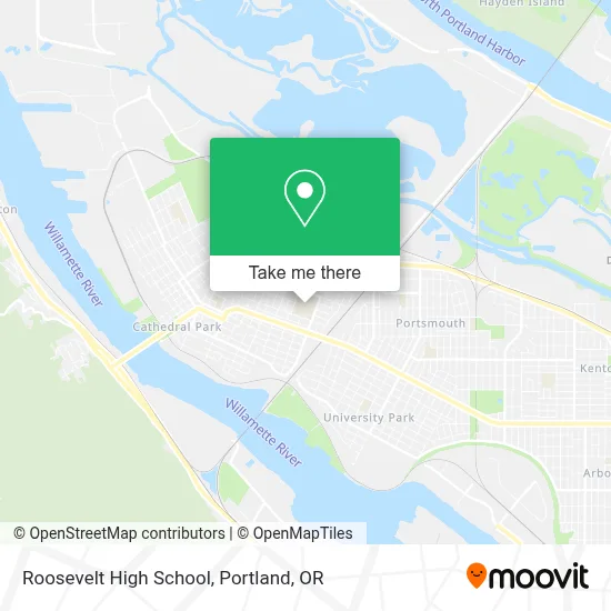 Roosevelt High School map