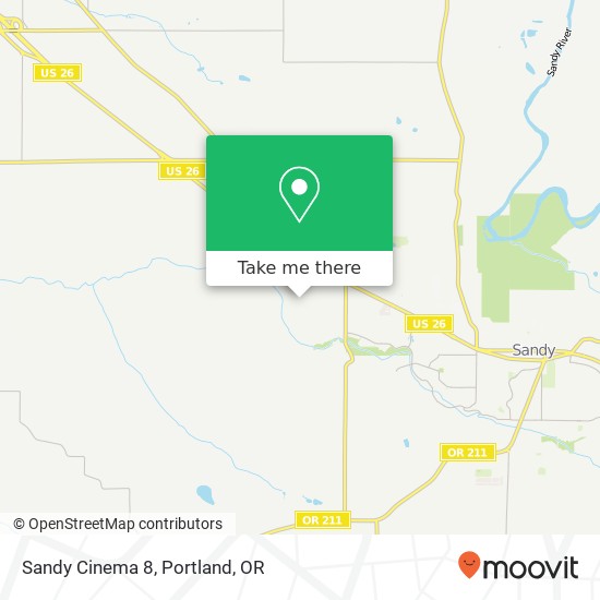 Sandy Cinema 8 map