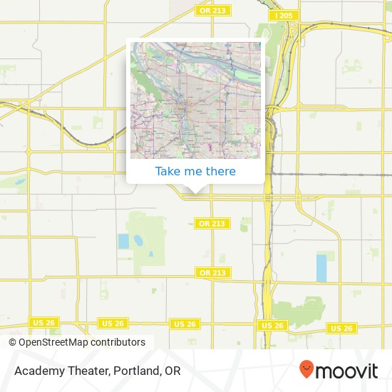 Academy Theater map