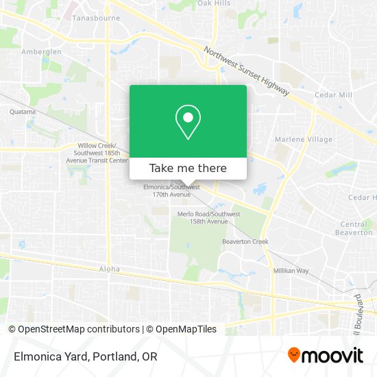 Elmonica Yard map