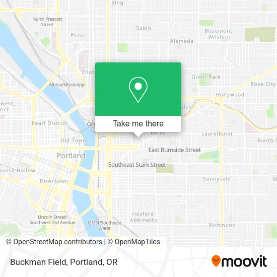 Mapa de Buckman Field
