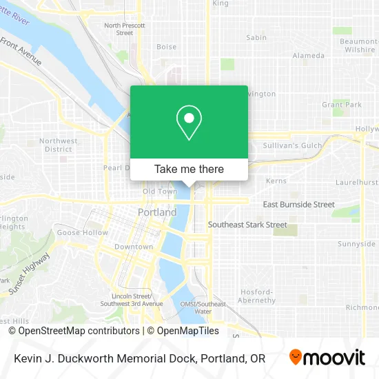 Mapa de Kevin J. Duckworth Memorial Dock
