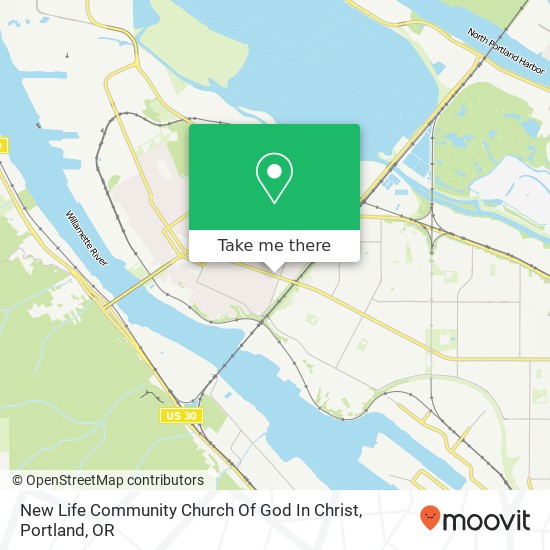 New Life Community Church Of God In Christ map