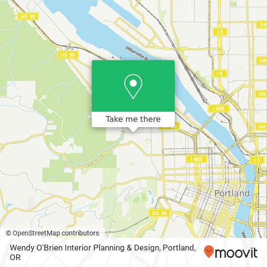 Mapa de Wendy O'Brien Interior Planning & Design