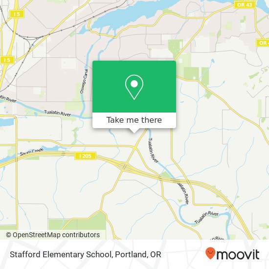 Stafford Elementary School map