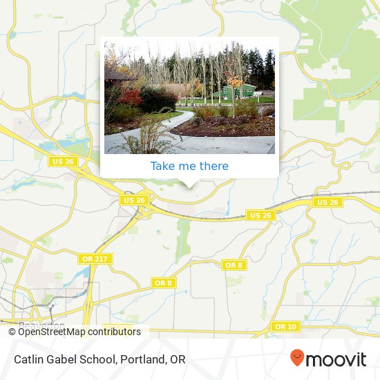 Mapa de Catlin Gabel School