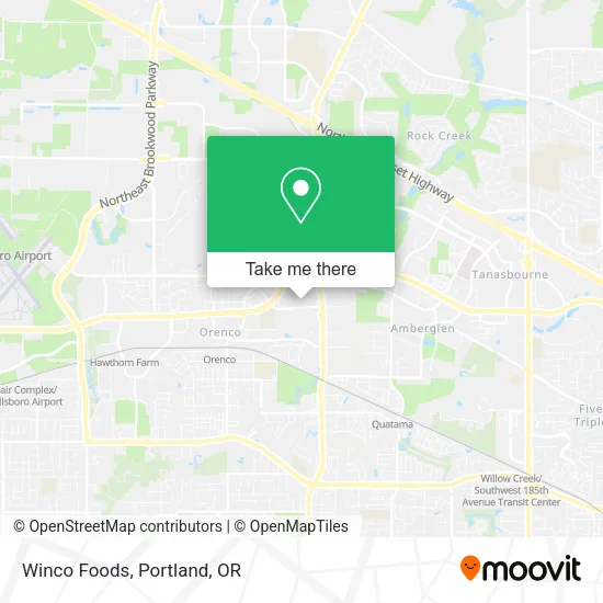 Mapa de Winco Foods