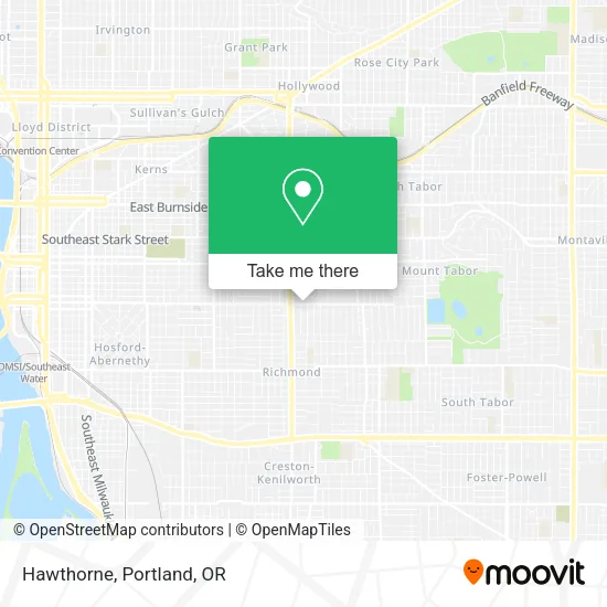 Mapa de Hawthorne
