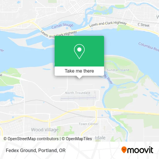 Fedex Ground map