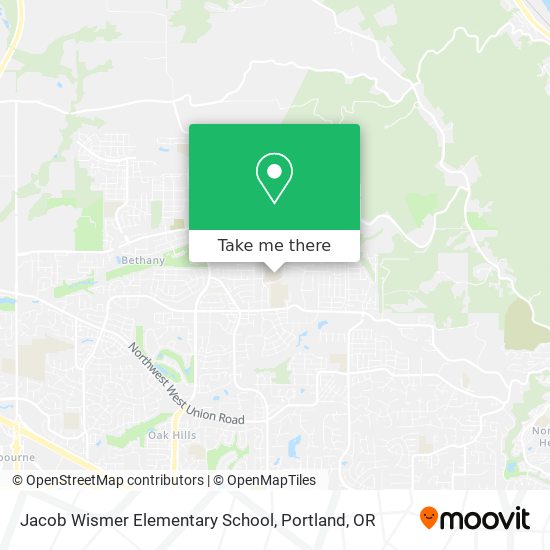 Mapa de Jacob Wismer Elementary School