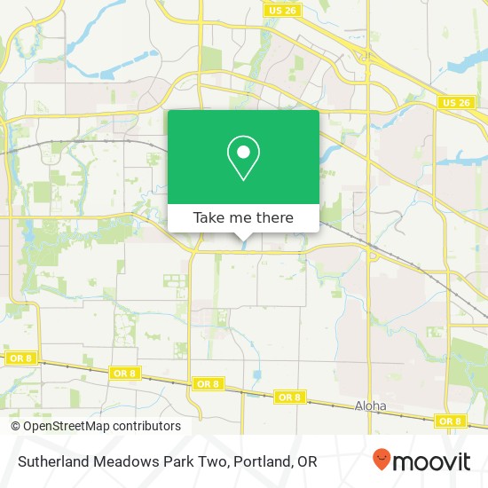 Mapa de Sutherland Meadows Park Two