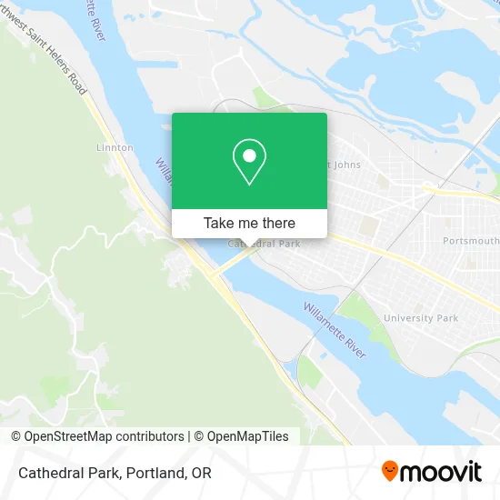 Cathedral Park map