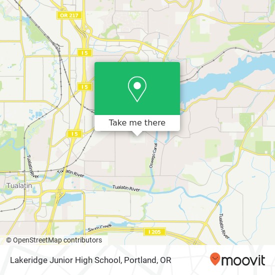 Lakeridge Junior High School map