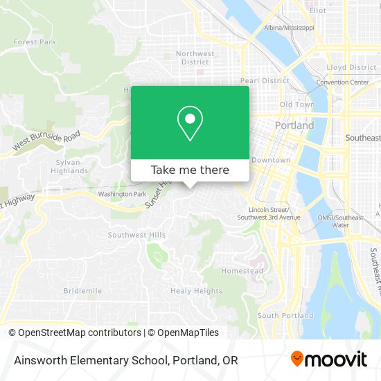 Ainsworth Elementary School map