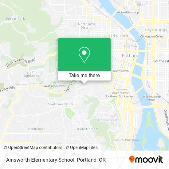 Mapa de Ainsworth Elementary School
