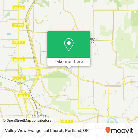 Mapa de Valley View Evangelical Church