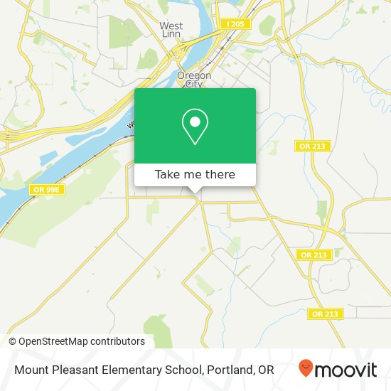 Mount Pleasant Elementary School map