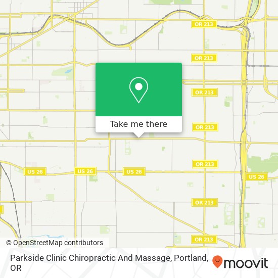 Parkside Clinic Chiropractic And Massage map
